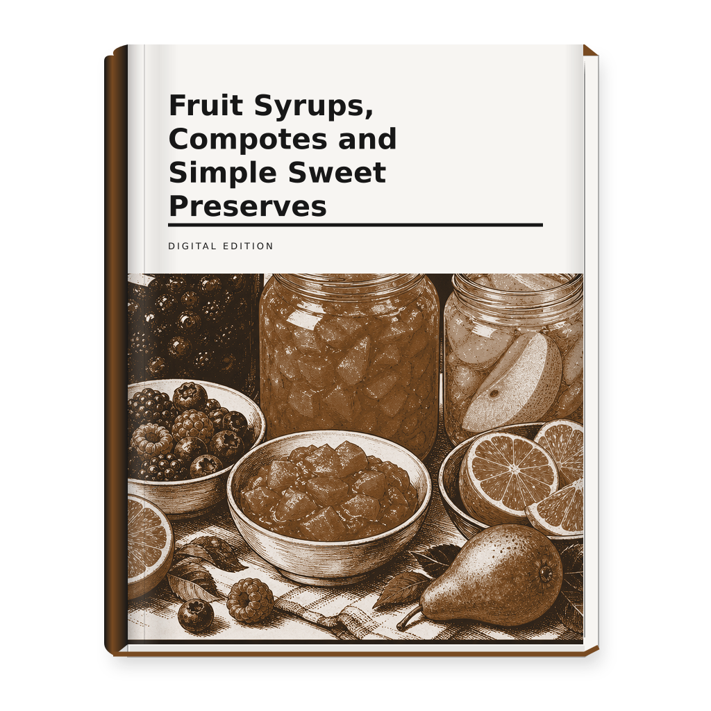 Fruit Syrups, Compotes and Simple Sweet Preserves