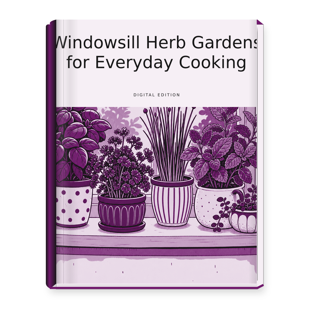 Windowsill Herb Gardens for Everyday Cooking ebook cover