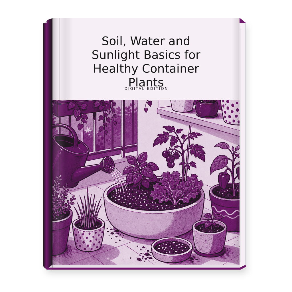 Soil, Water and Sunlight Basics for Healthy Container Plants