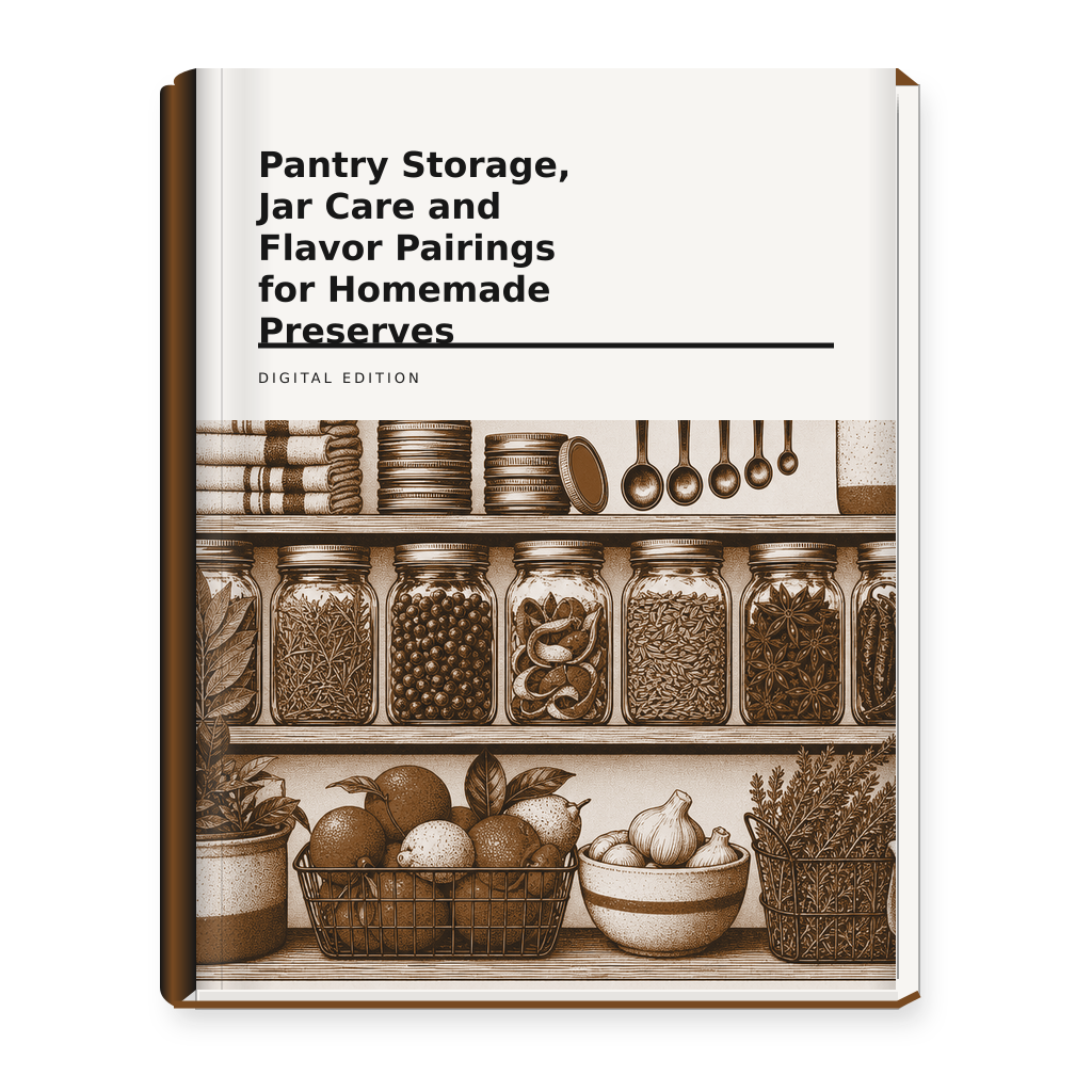 Pantry Storage, Jar Care and Flavor Pairings for Homemade Preserves